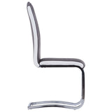 vidaXL Ensemble de salle à manger 7 pcs Similicuir Gris