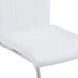 vidaXL Ensemble de salle à manger 7 pcs Similicuir Blanc