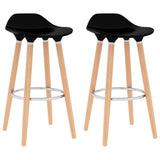 vidaXL Tabourets de bar lot de 2 noir (plusieurs options disponibles)