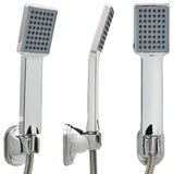 vidaXL Pomme de douche à main avec tuyau de 1,5 m Chrome