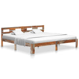 vidaXL Cadre de lit Bois massif 200x200 cm