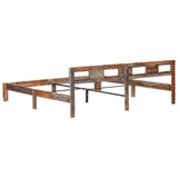 vidaXL Cadre de lit Bois massif 200x200 cm