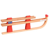 vidaXL Traîneau pliable en bois avec dossier 119 cm  