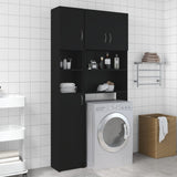 vidaXL Ensemble de meuble pour machine à laver Blanc Aggloméré