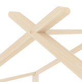 vidaXL Cadre de lit d'enfant Gris Bois de pin massif 90x200 cm
