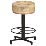 vidaXL Tabourets de bar lot de 2 52 cm bois de manguier massif