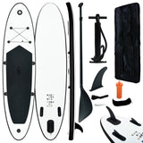 vidaXL Ensemble de planches SUP gonflables Bleu et blanc