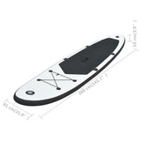vidaXL Ensemble de planches SUP gonflables Bleu et blanc
