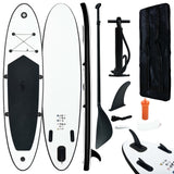 vidaXL Ensemble de planches SUP gonflables Bleu et blanc