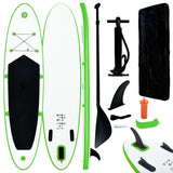 vidaXL Ensemble de planches SUP gonflables Bleu et blanc