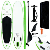 vidaXL Ensemble de planches SUP gonflables Bleu et blanc
