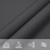 vidaXL Voile de parasol tissu oxford triangulaire 5x5x5 m blanc