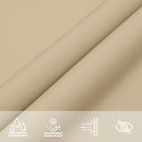 vidaXL Voile de parasol tissu oxford triangulaire 5x5x5 m blanc