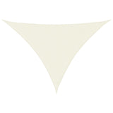 vidaXL Voile de parasol tissu oxford triangulaire 5x5x5 m blanc