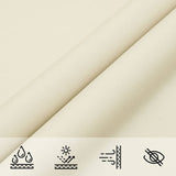 vidaXL Voile de parasol tissu oxford triangulaire 5x5x5 m blanc