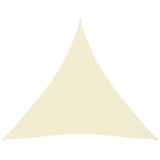 vidaXL Voile de parasol tissu oxford triangulaire 5x5x5 m blanc