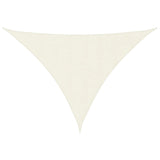 vidaXL Voile de parasol tissu oxford triangulaire 5x5x5 m blanc