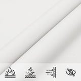 vidaXL Voile de parasol tissu oxford triangulaire 5x5x5 m blanc