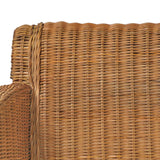 vidaXL Chaises à manger avec coussins lot de 2 rotin naturel