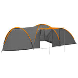 vidaXL Tente igloo de camping 650x240x190 cm 8 personnes Bleu