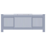 vidaXL Cache-radiateurs 2 pcs blanc MDF 172 cm