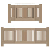 vidaXL Cache-radiateurs 2 pcs blanc MDF 172 cm