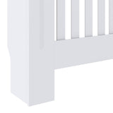 vidaXL Cache-radiateurs 2 pcs blanc MDF 172 cm