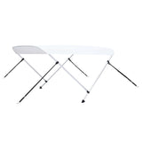 vidaXL Auvent bimini à 3 arceaux Bleu 183x140x137 cm