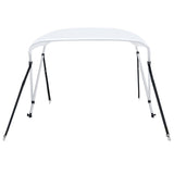 vidaXL Auvent bimini à 3 arceaux Bleu 183x140x137 cm
