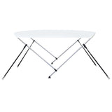 vidaXL Auvent bimini à 3 arceaux Bleu 183x140x137 cm
