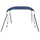 vidaXL Auvent bimini à 3 arceaux Bleu 183x140x137 cm
