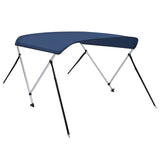vidaXL Auvent bimini à 3 arceaux Bleu 183x140x137 cm