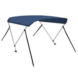 vidaXL Auvent bimini à 3 arceaux Bleu 183x140x137 cm