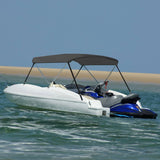 vidaXL Auvent bimini à 3 arceaux Bleu 183x140x137 cm (plusieurs options disponibles)