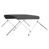 vidaXL Auvent bimini à 3 arceaux Bleu 183x140x137 cm