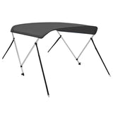 vidaXL Auvent bimini à 3 arceaux Bleu 183x140x137 cm