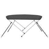 vidaXL Auvent bimini à 3 arceaux Bleu 183x140x137 cm