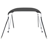 vidaXL Auvent bimini à 3 arceaux Bleu 183x140x137 cm