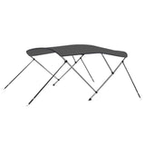 vidaXL Auvent bimini à 3 arceaux Bleu 183x140x137 cm