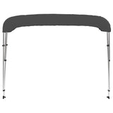 vidaXL Auvent bimini à 3 arceaux Bleu 183x140x137 cm
