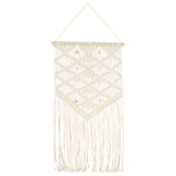 vidaXL Cintre mural en macramé 40x80 cm Coton