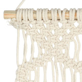vidaXL Cintre mural en macramé 40x80 cm Coton