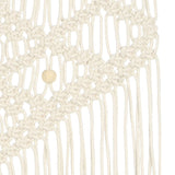 vidaXL Cintre mural en macramé 40x80 cm Coton