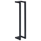 vidaXL Porte-serviette Noir 25x20x95 cm Fer