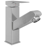 vidaXL Robinet de lavabo rétractable de bain Argenté 157x172 mm