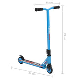 vidaXL Trottinette avec guidon en aluminium Bleu