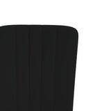 vidaXL Chaises à manger lot de 4 Noir Velours