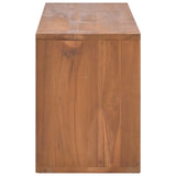 vidaXL Meuble TV 110x30x40 cm Bois de teck massif