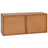 vidaXL Meuble TV 110x30x40 cm Bois de teck massif