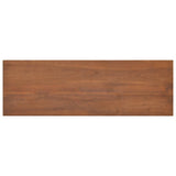 vidaXL Meuble TV 110x30x40 cm Bois de teck massif